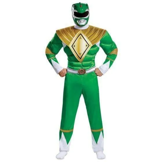 Green Ranger Classic Muscle Adult Costume - Buy Online Only