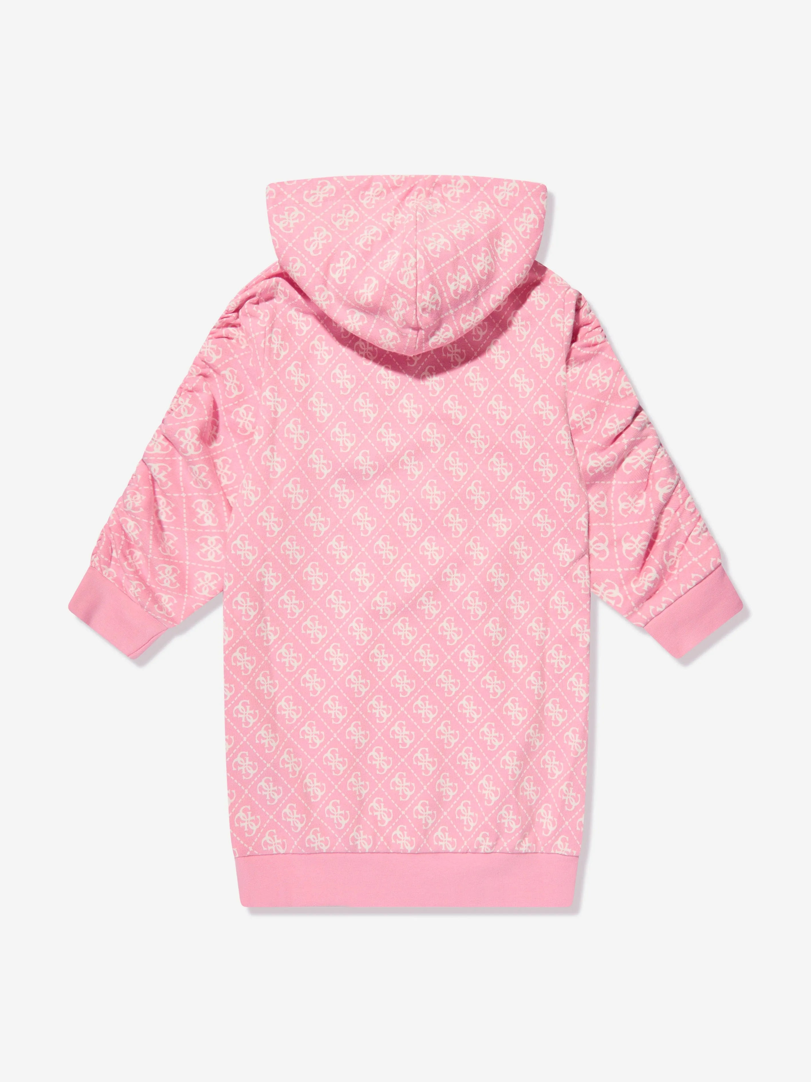 Guess Girls 4G Logo Sweater Dress in Pink