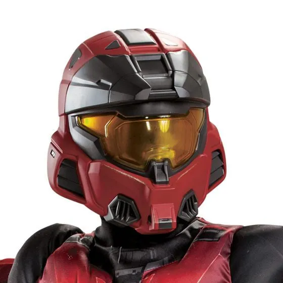 Halo Spartan 1 Keystone Red Classic Muscle Boys Costume