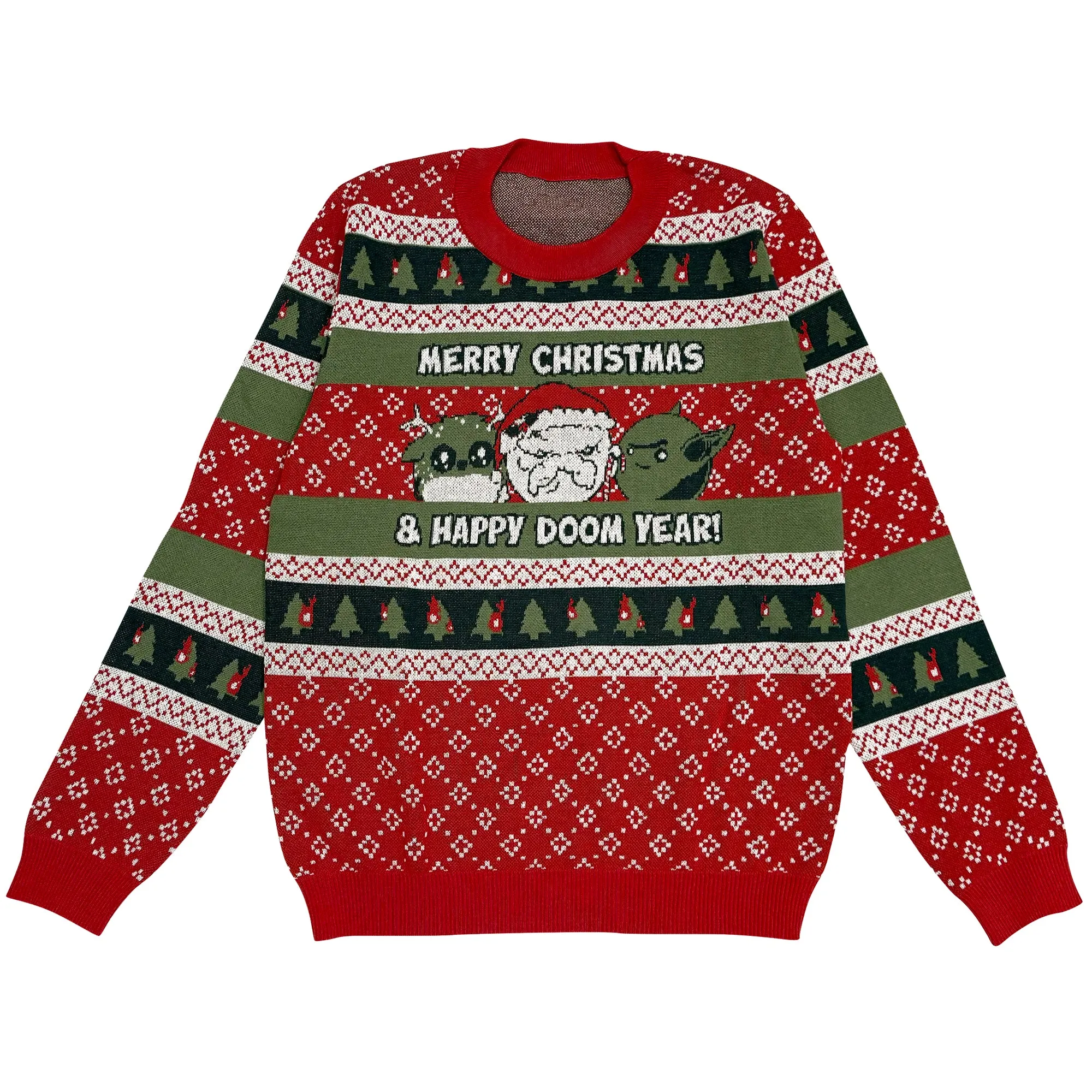 Happy Doom Year Unisex Knit Sweater