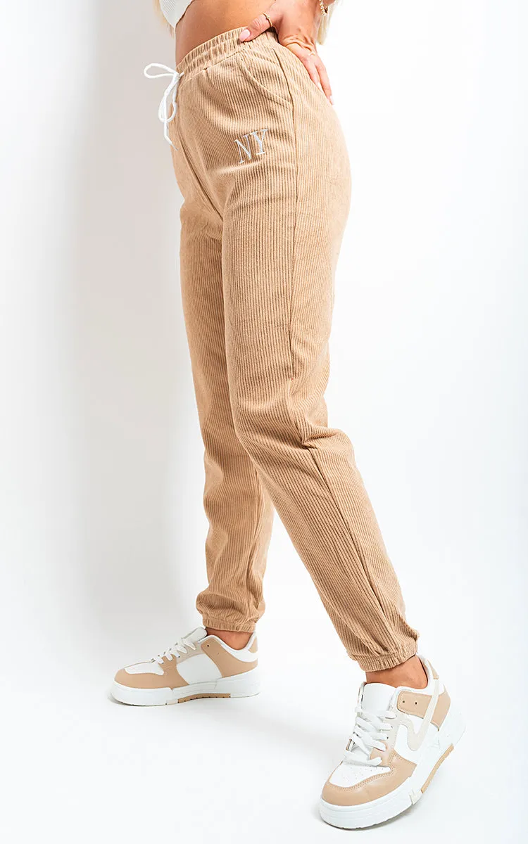 High Waisted Drawstring Trouser With Pockets