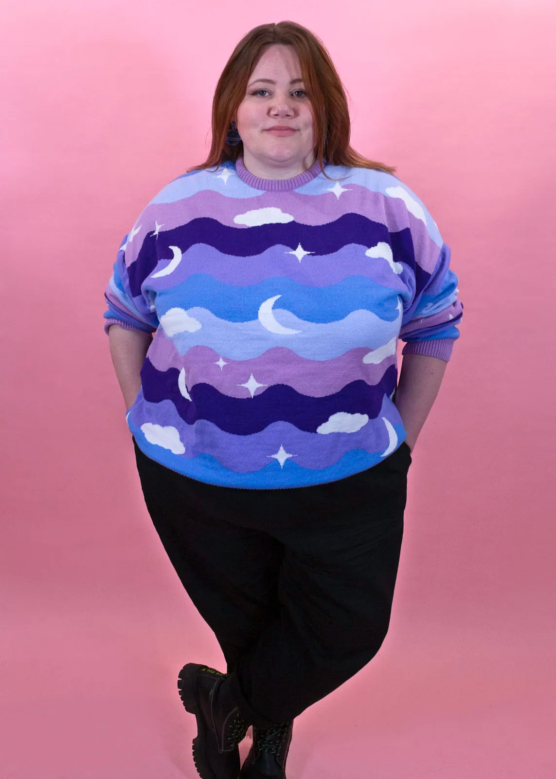 Home of Rainbows - Midnight Knit Jumper