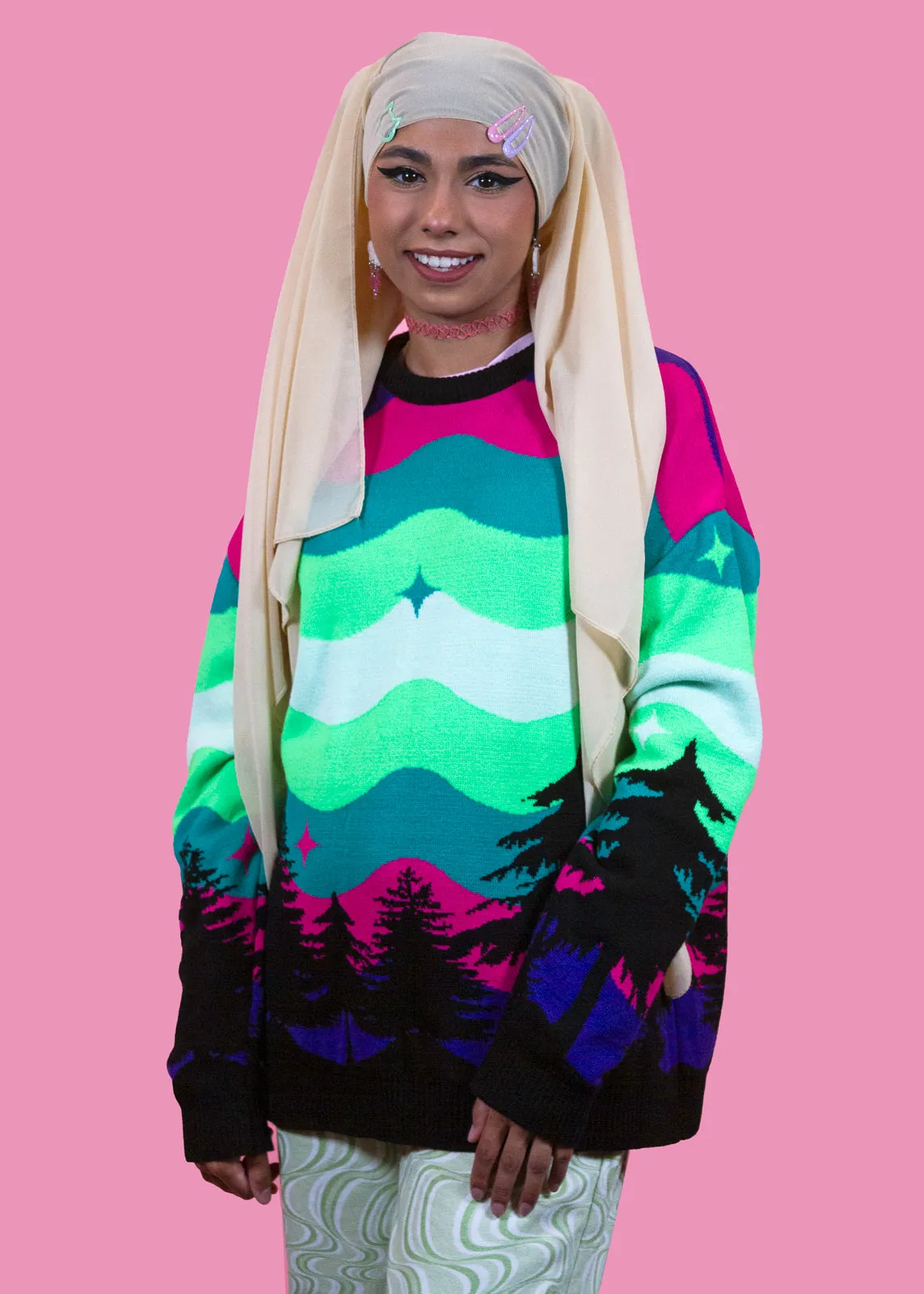 Home of Rainbows - The Northern Lights Knit Jumper