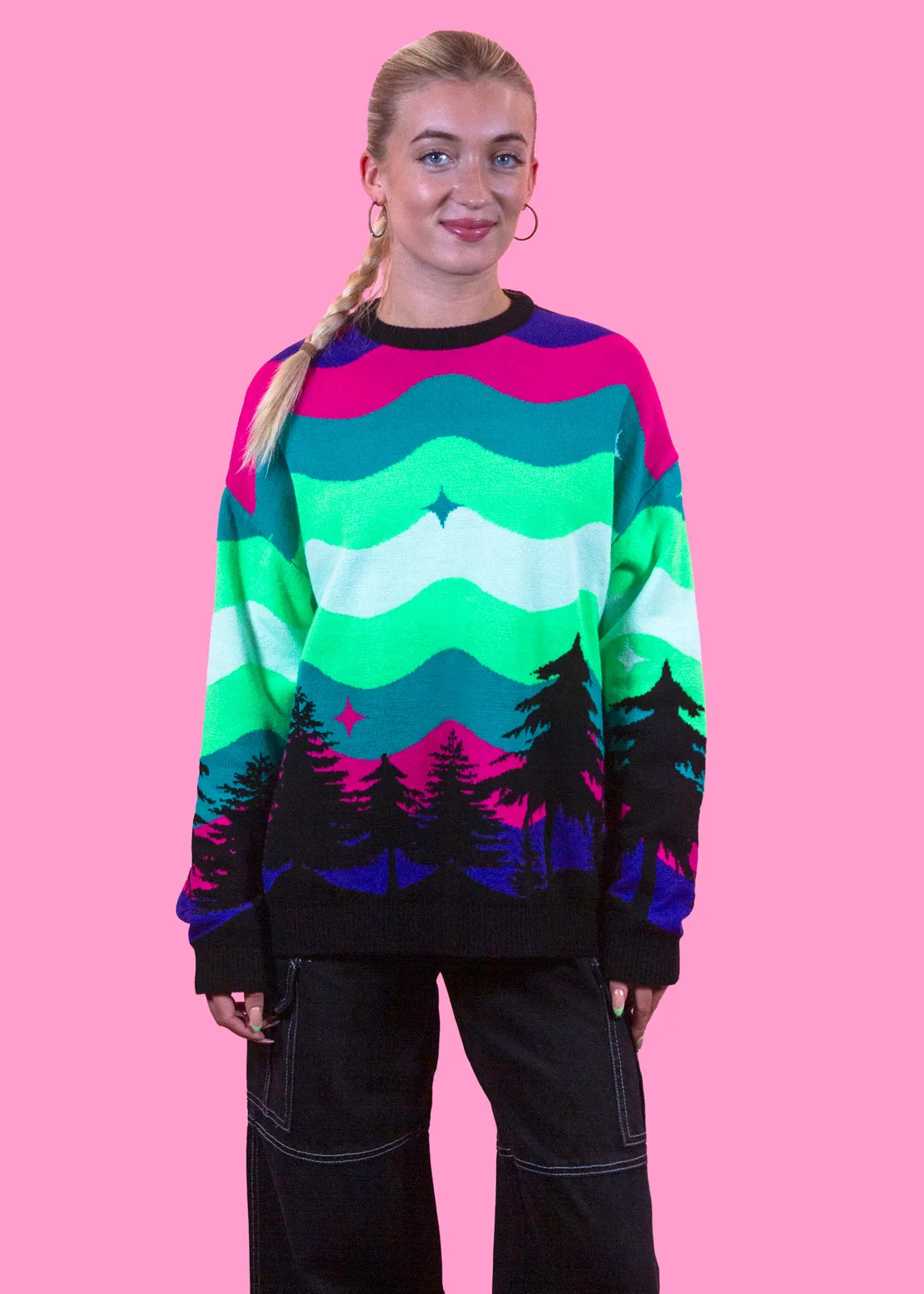 Home of Rainbows - The Northern Lights Knit Jumper