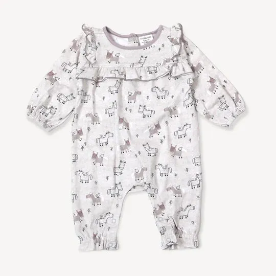 Horse Bird Jump Romper