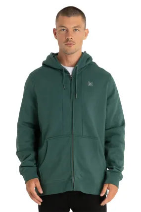 Hurley Mens Box Fleece Full Zip Hoodie