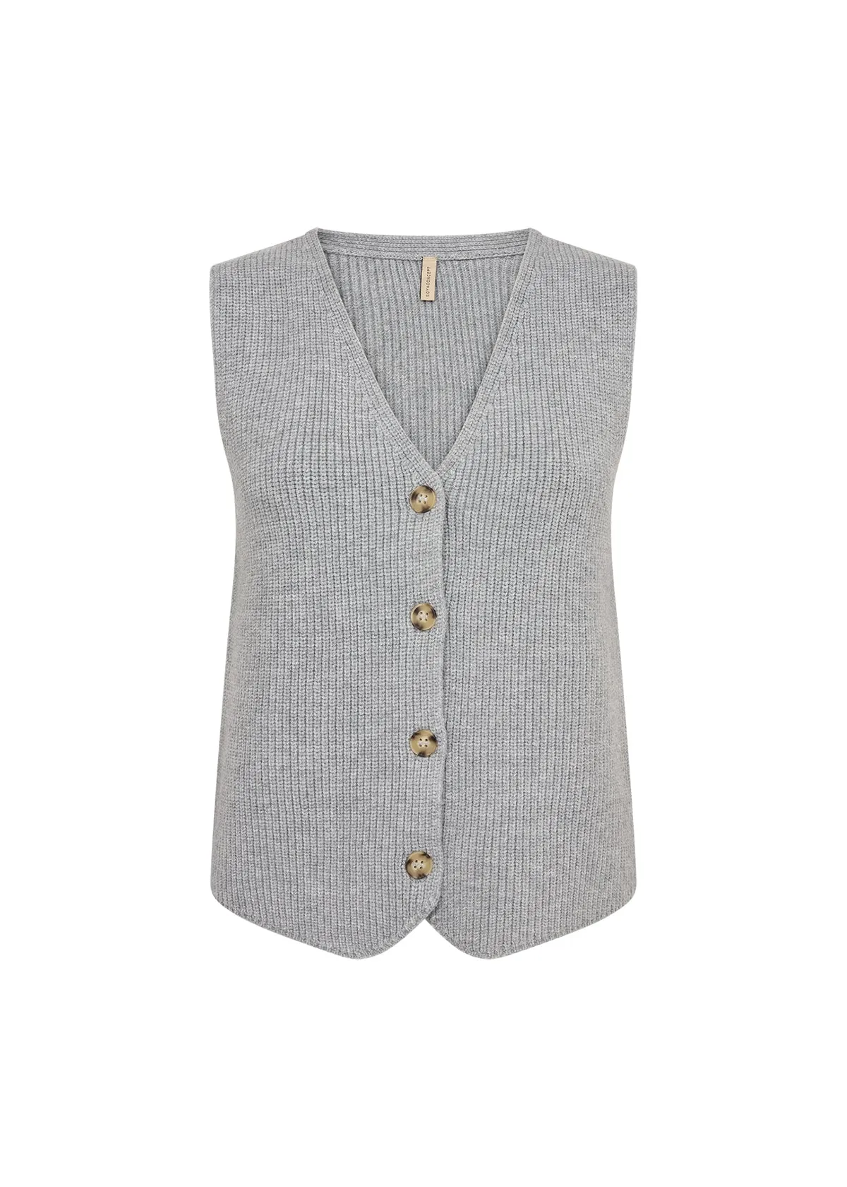 Ilia 1 Knit Vest - Grey