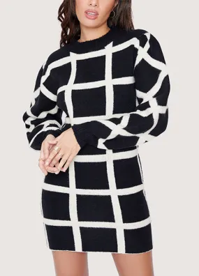 Its Classic Windowpane Dress