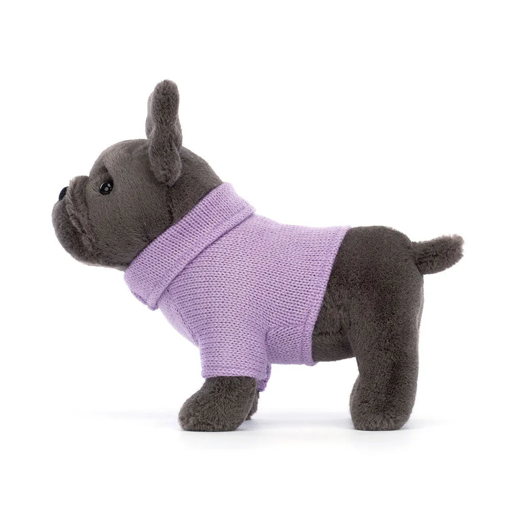 Jellycat Sweater French Bull Dog Purple