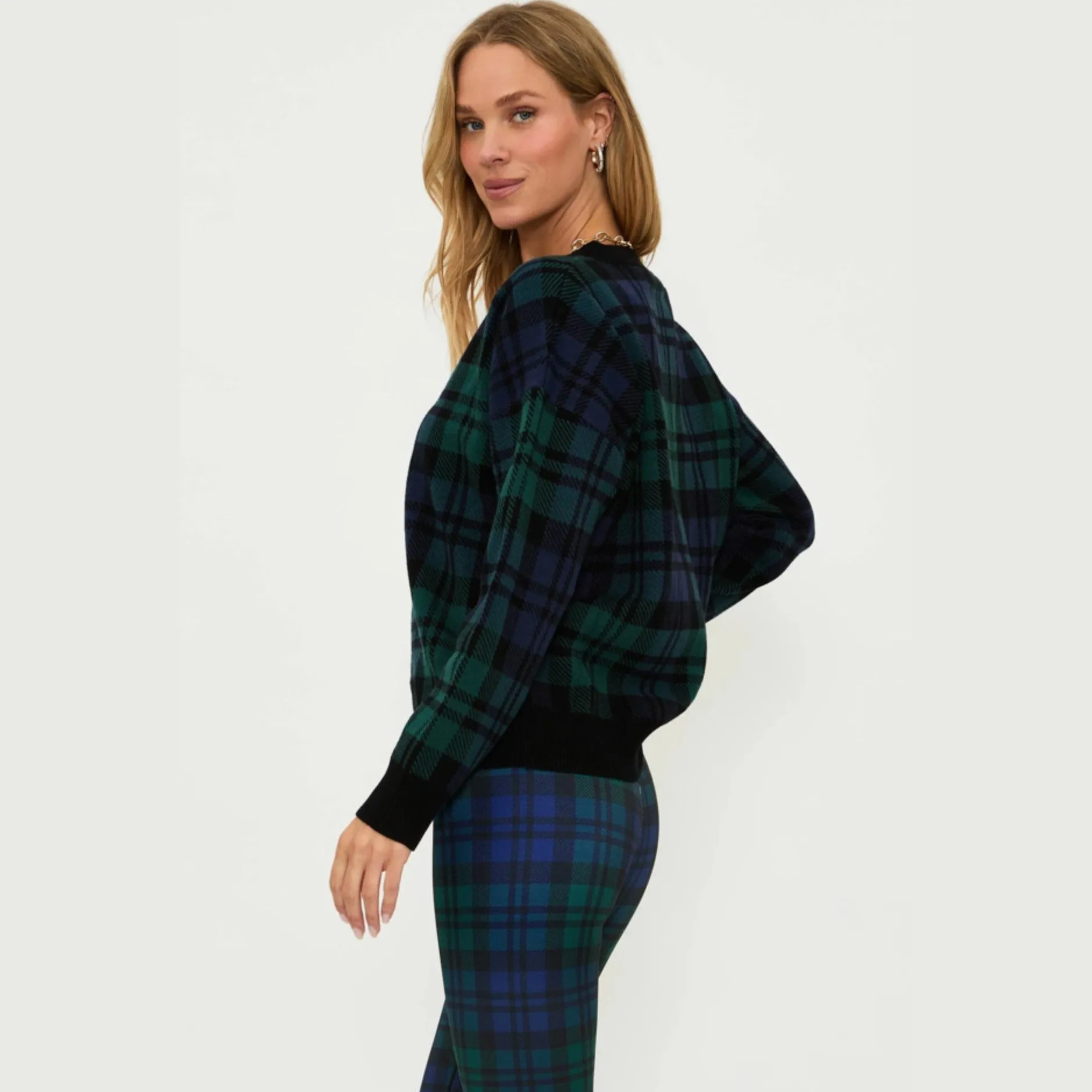 Joey Sweater - Wintergreen Plaid