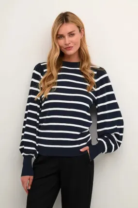 KALIZZY PULLOVER NAVY/WHITE STRIPE