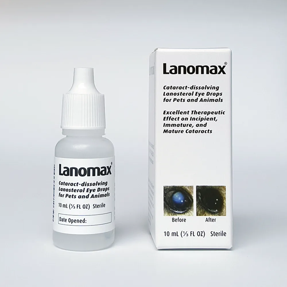 Lanomax Cataract-Dissolving Lanosteral Eye Drops for Pets & Animals 10ml