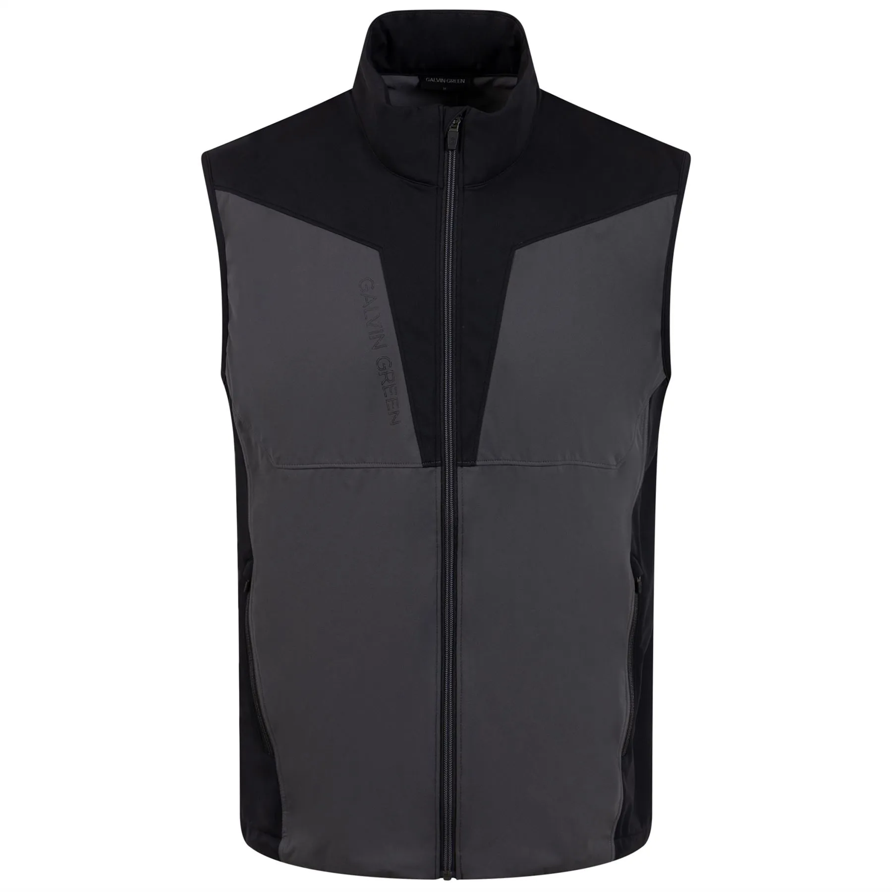 Lathan Windpoof and Water Repellent Vest Forgen Iron/Black - AW24