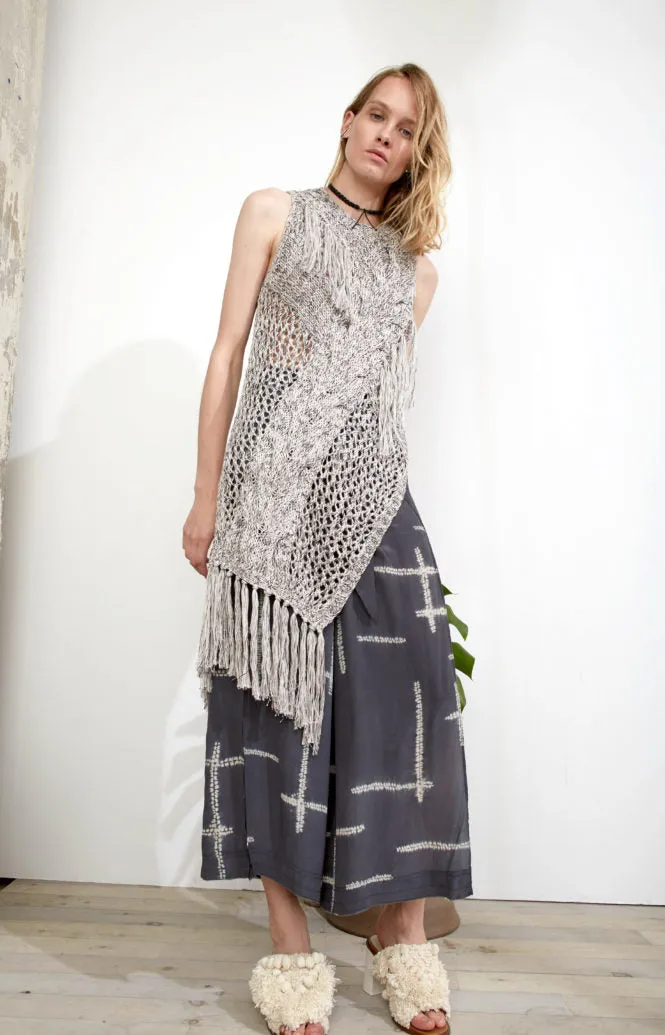 Laura Siegel Sleeveless Fringe Tunic