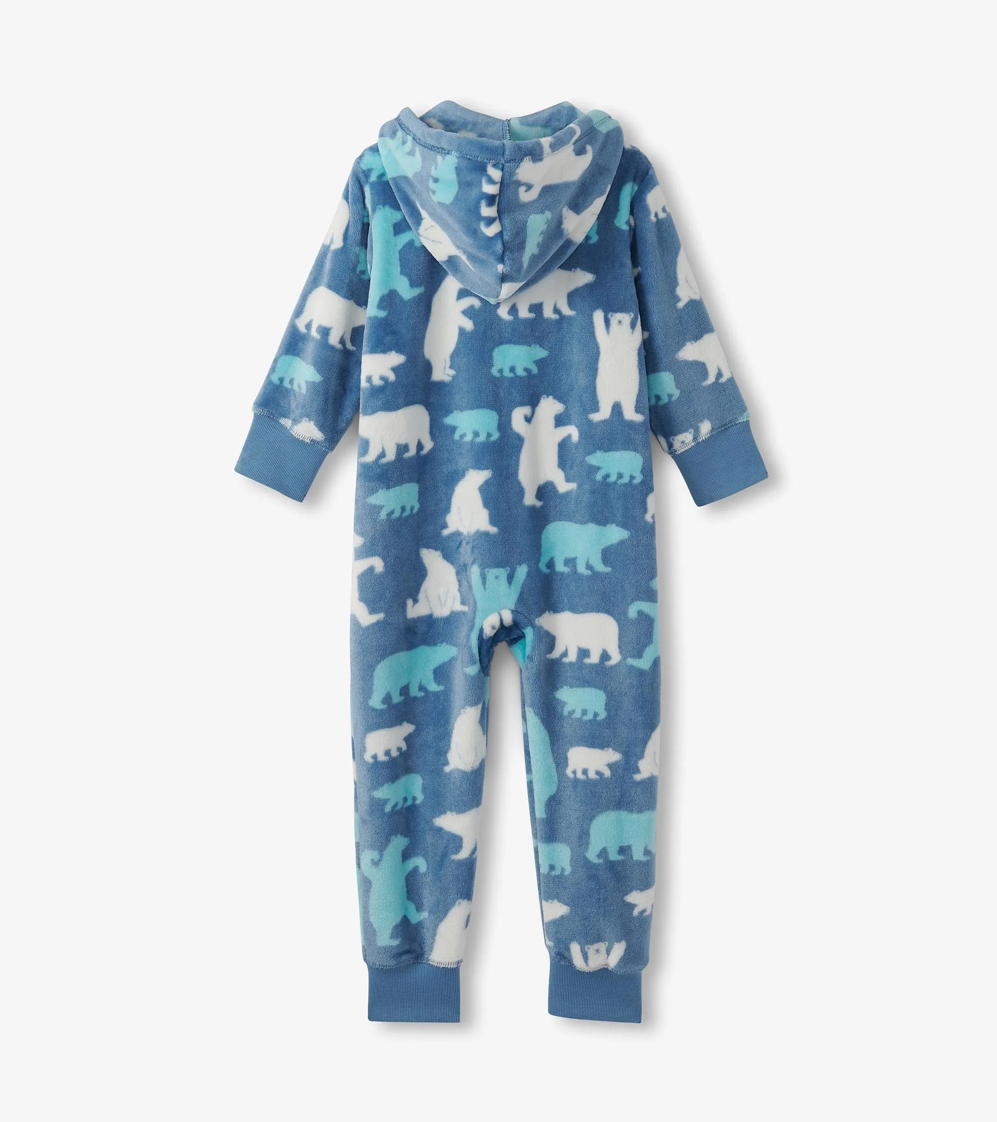 Little Blue House Polar Bears Fleece Jumpsuit