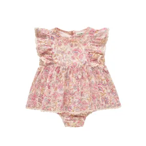 Louise Misha Lena Romper - Cream Padma