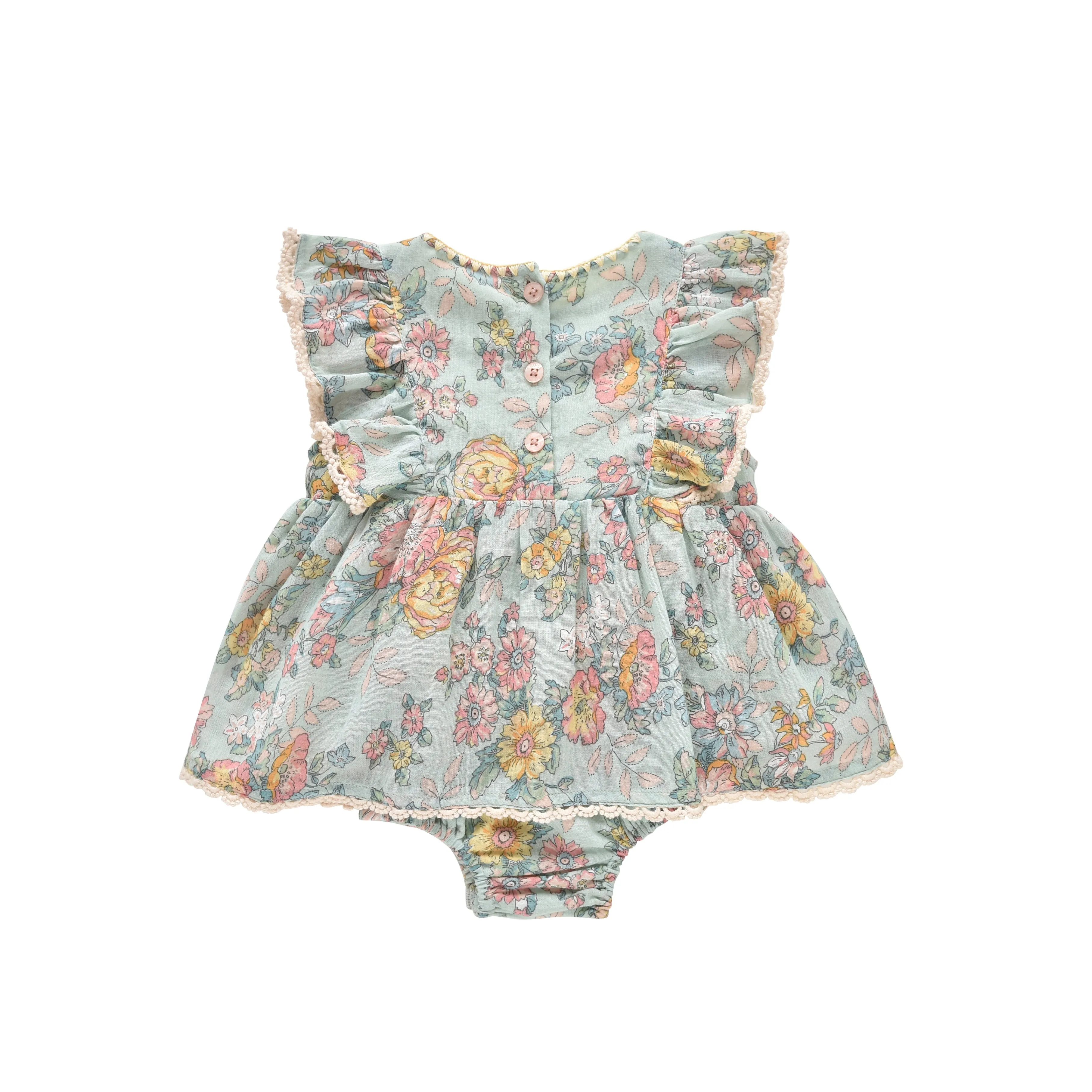 Louise Misha Lena Romper - Water Jodhpur Flower