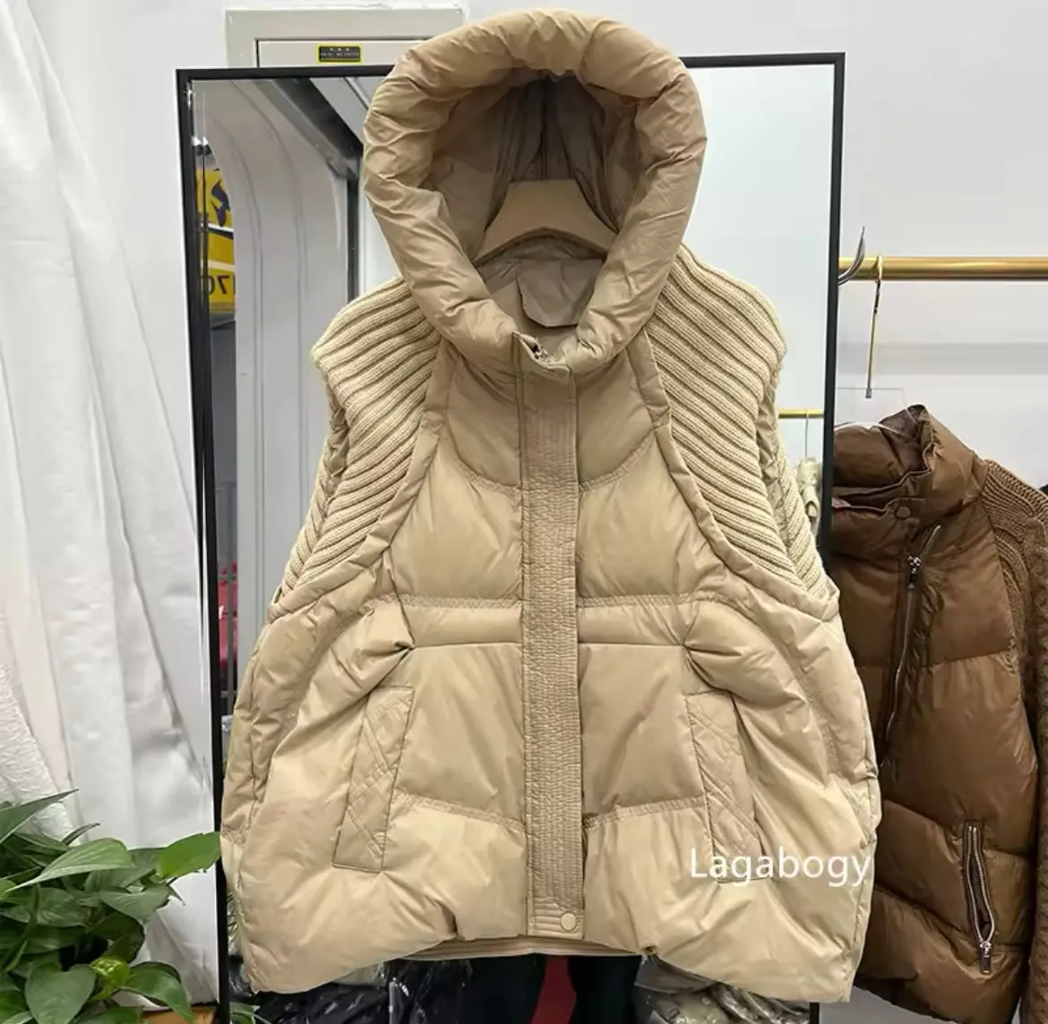 Luxurious Plus Size Women's Duck Down Vest