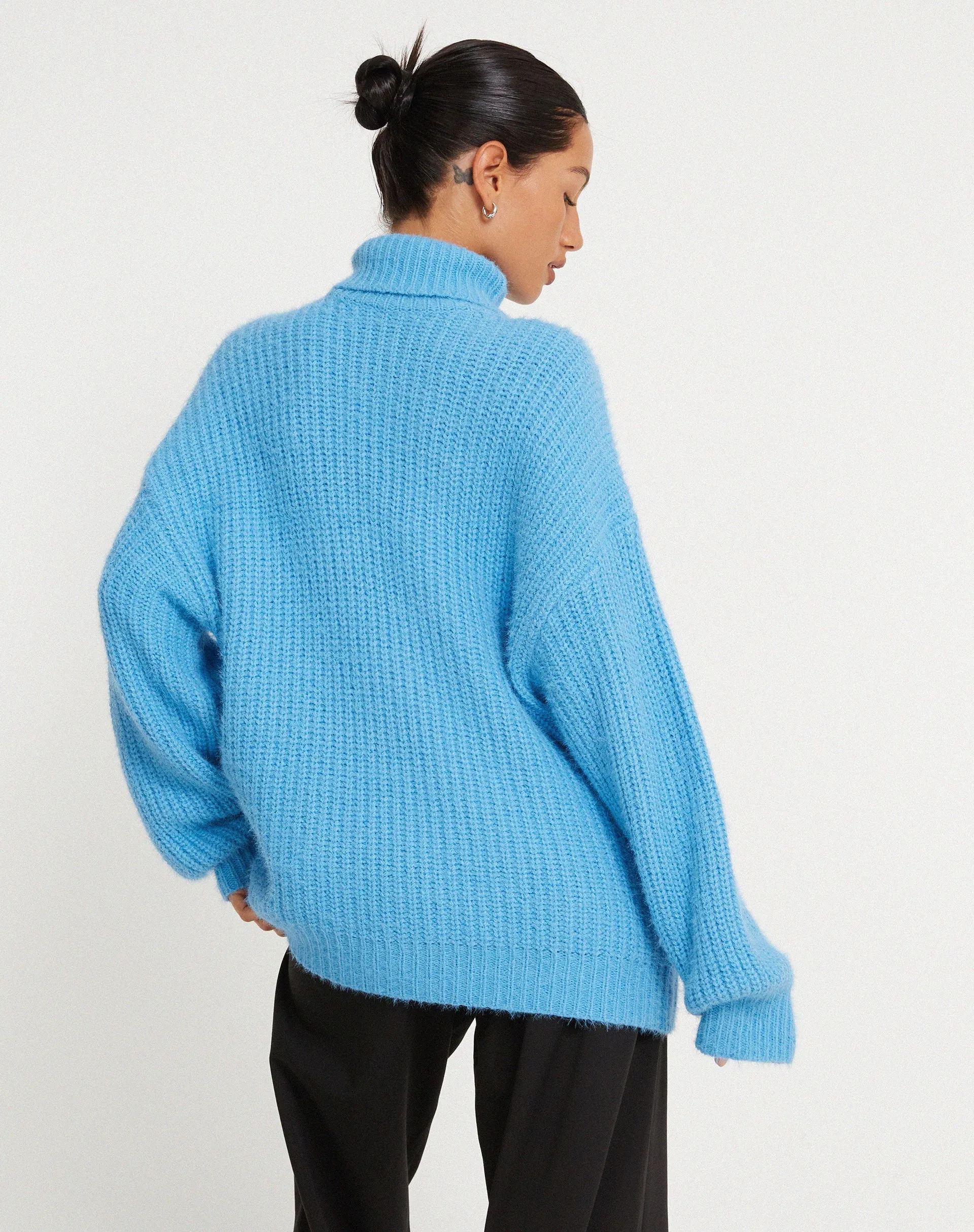 Mada Jumper in Knit Blue