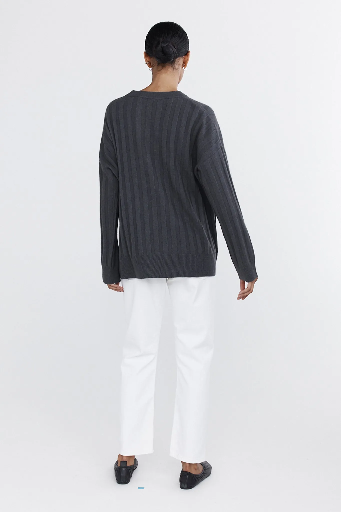 Marle Joni Jumper - Possum/Merino/Silk - Schist