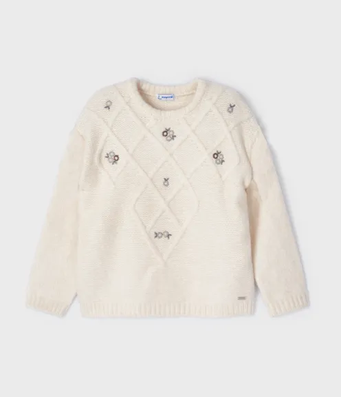 Mayoral Embroidered Sweater