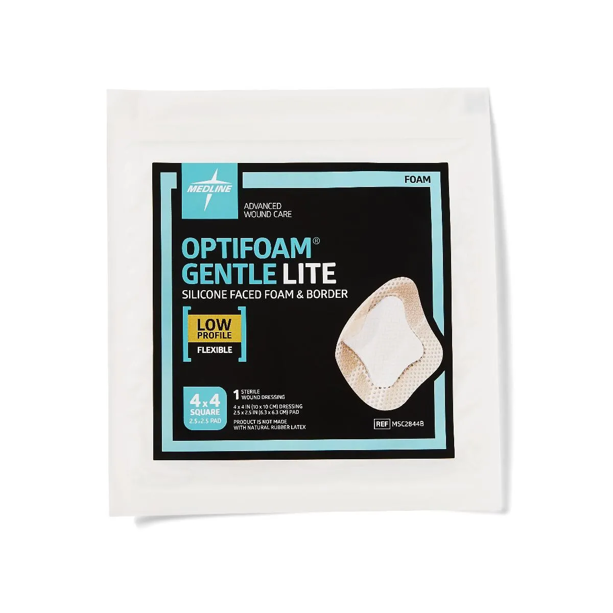 Medline Optifoam Gentle Lite Foam Dressings