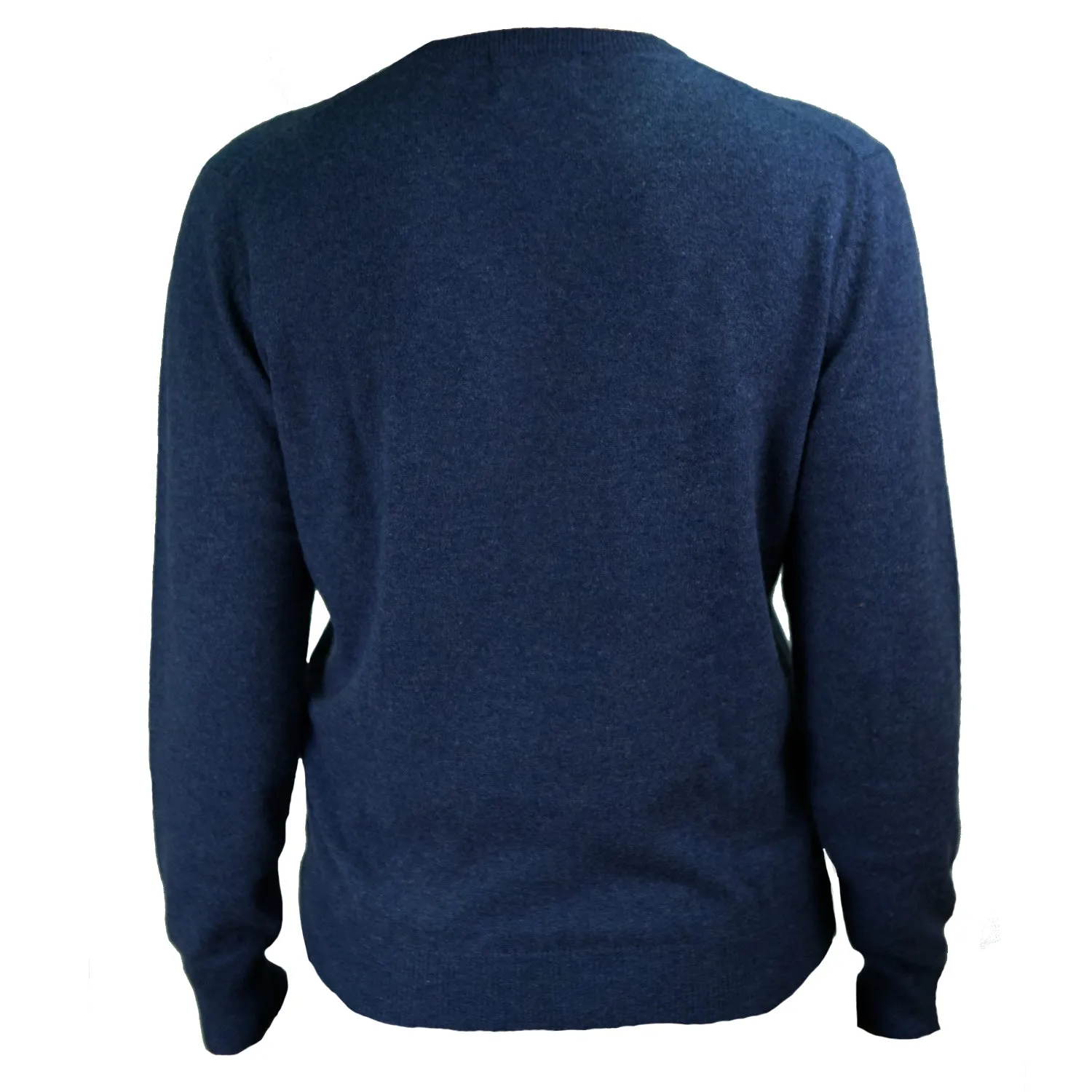 Men's Dunedin Cashmere 100% Cashmere Cr  Denim