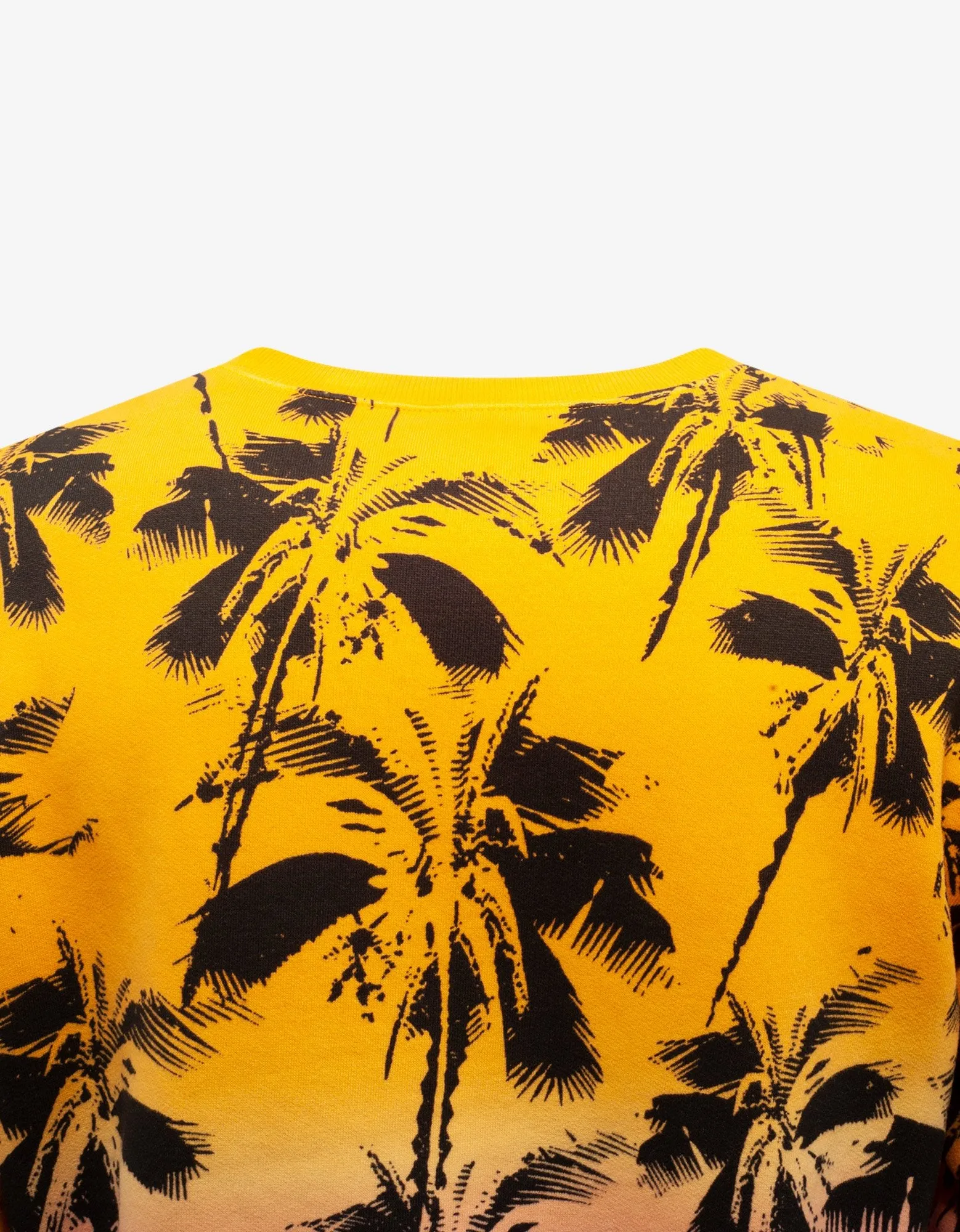 Multicolour Palm Trees Print Sweatshirt