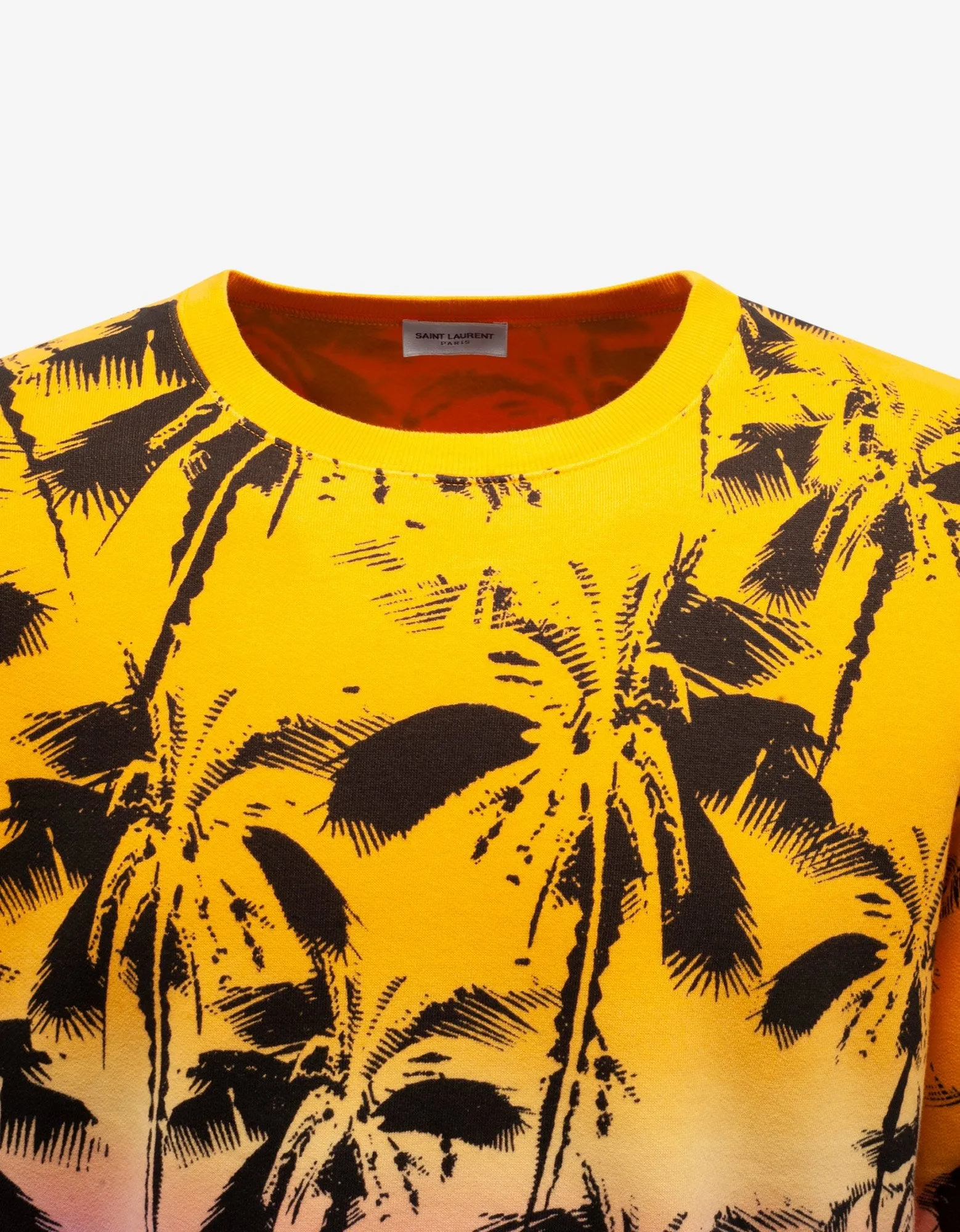 Multicolour Palm Trees Print Sweatshirt