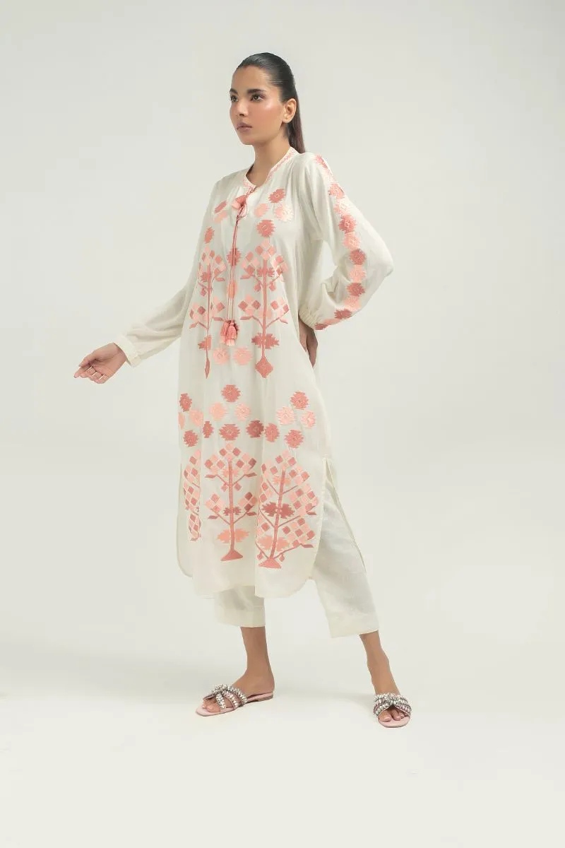 Nadiya Kassam - BAHAR PINK - 1 Piece - Linen