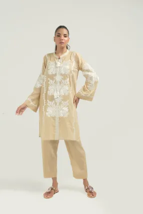 Nadiya Kassam - DIAR BEIGE - 1 Piece - Linen