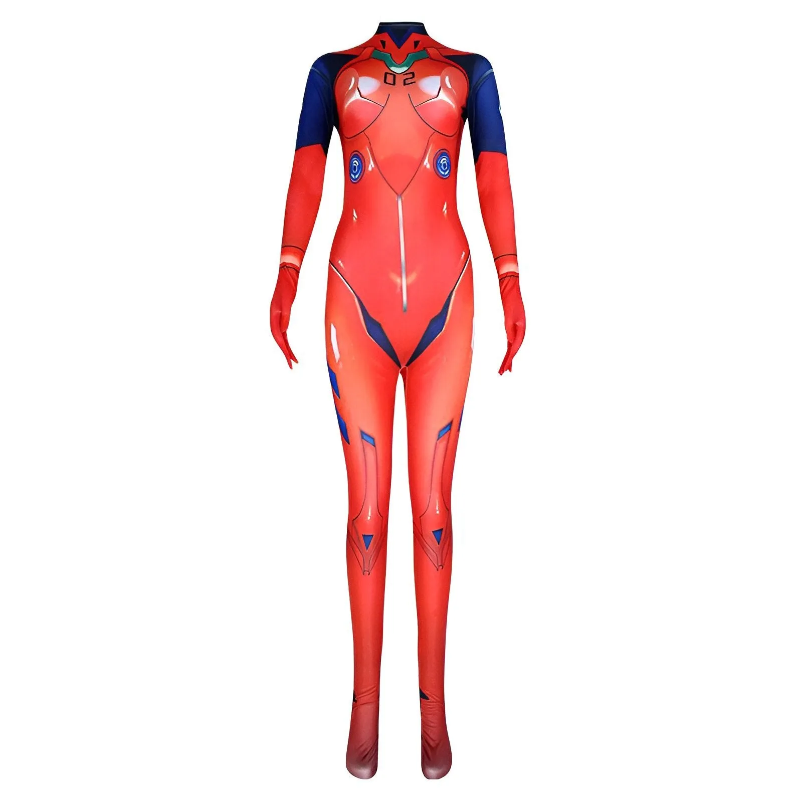 Neon Genesis Evangelion Asuka Cosplay Jumpsuit