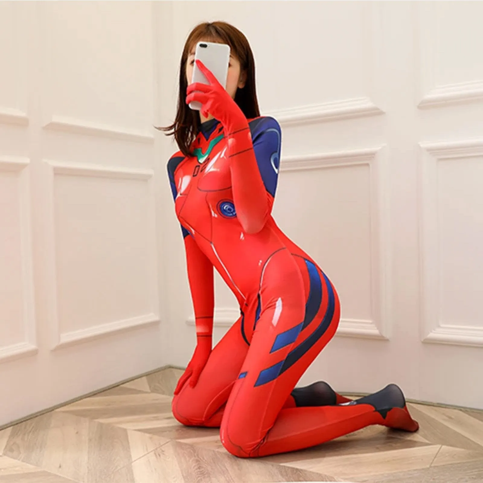 Neon Genesis Evangelion Asuka Cosplay Jumpsuit