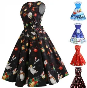 New Fashion Dress Sleeveless Xmas