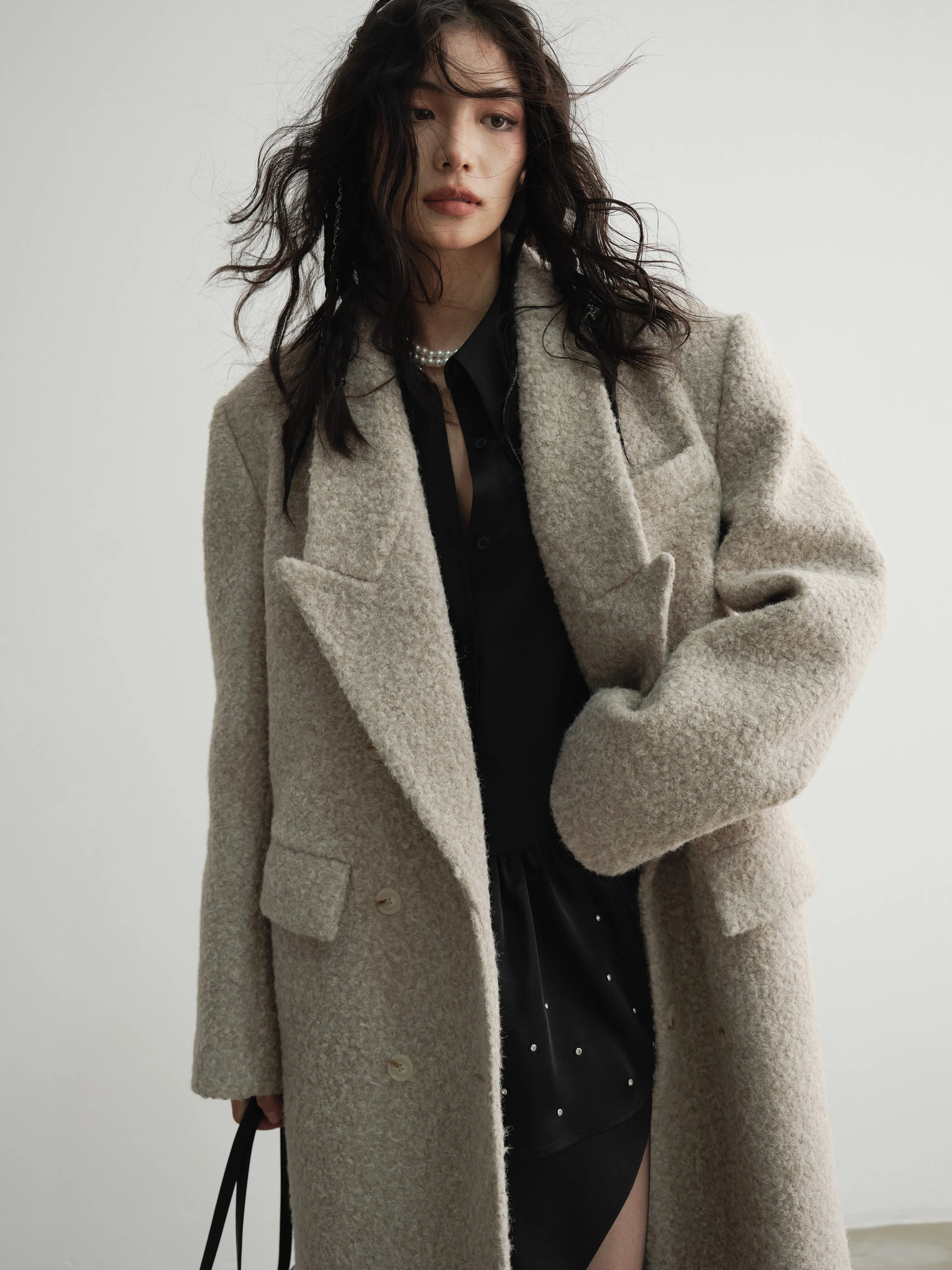 Oversized Wool Maxi Coat