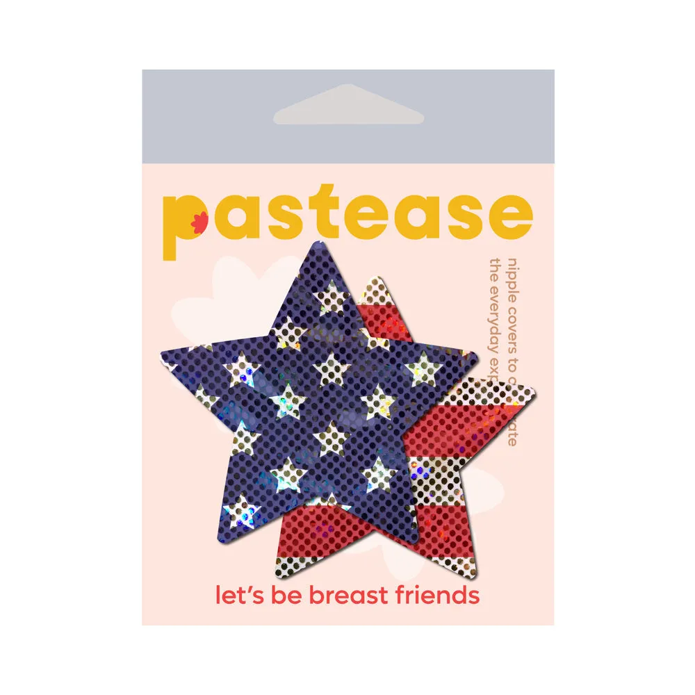 Pastease Glitter Stars & Stripes Patriotic Star Pasties