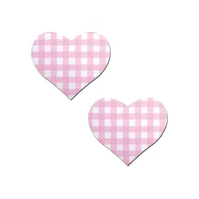 Pastease - Premium Gingham Heart Pasties Nipple Covers