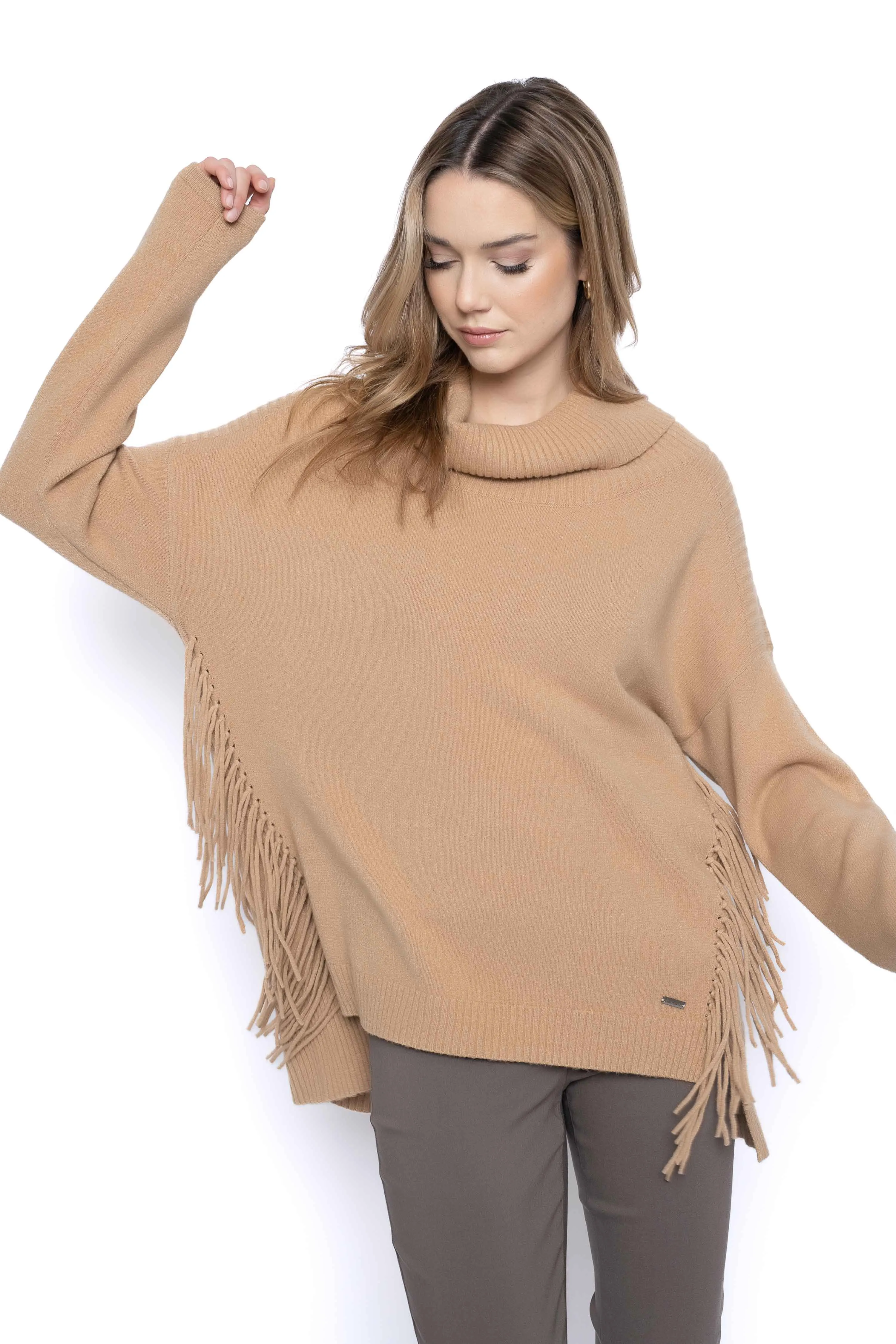 Picadilly- Side Fringe Sweater