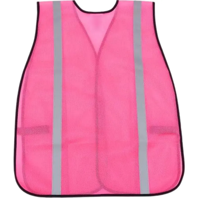 Pink Mesh Safety Vest - One Size Fits All