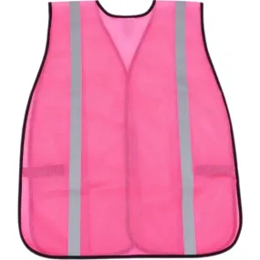 Pink Mesh Safety Vest - One Size Fits All