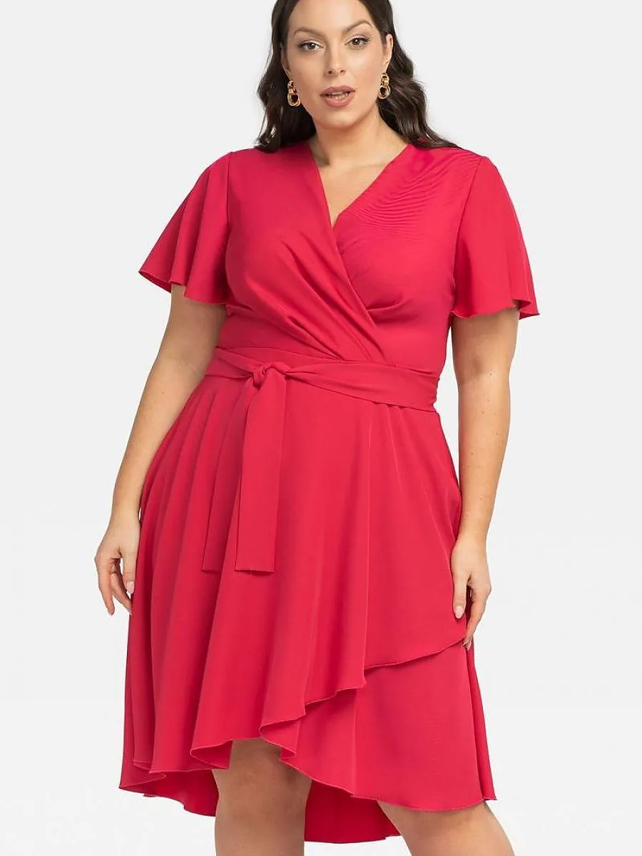 Plus size dress model 196888 Karko