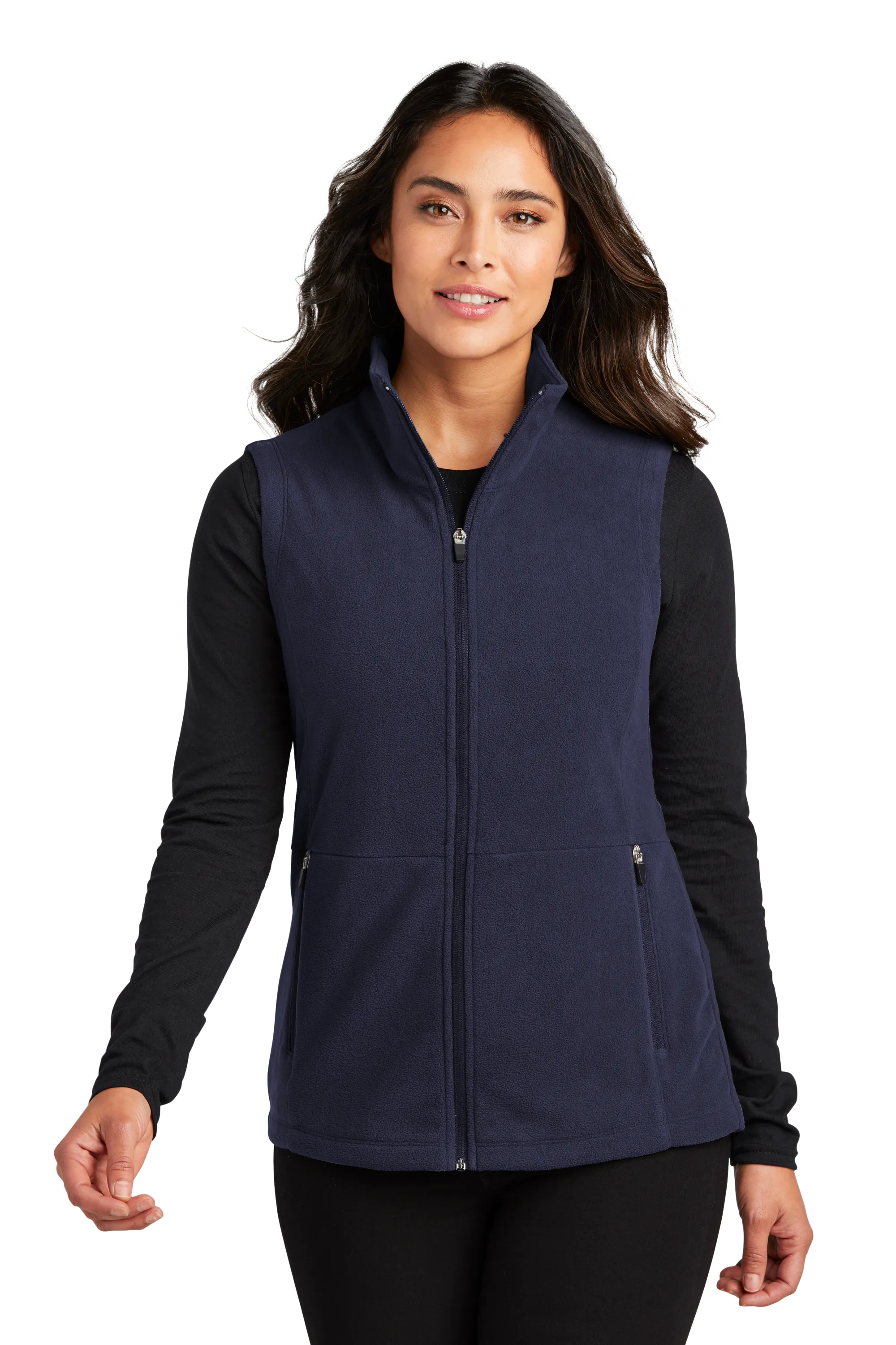 Port Authority® Women's Accord Microfleece Vest - Navy