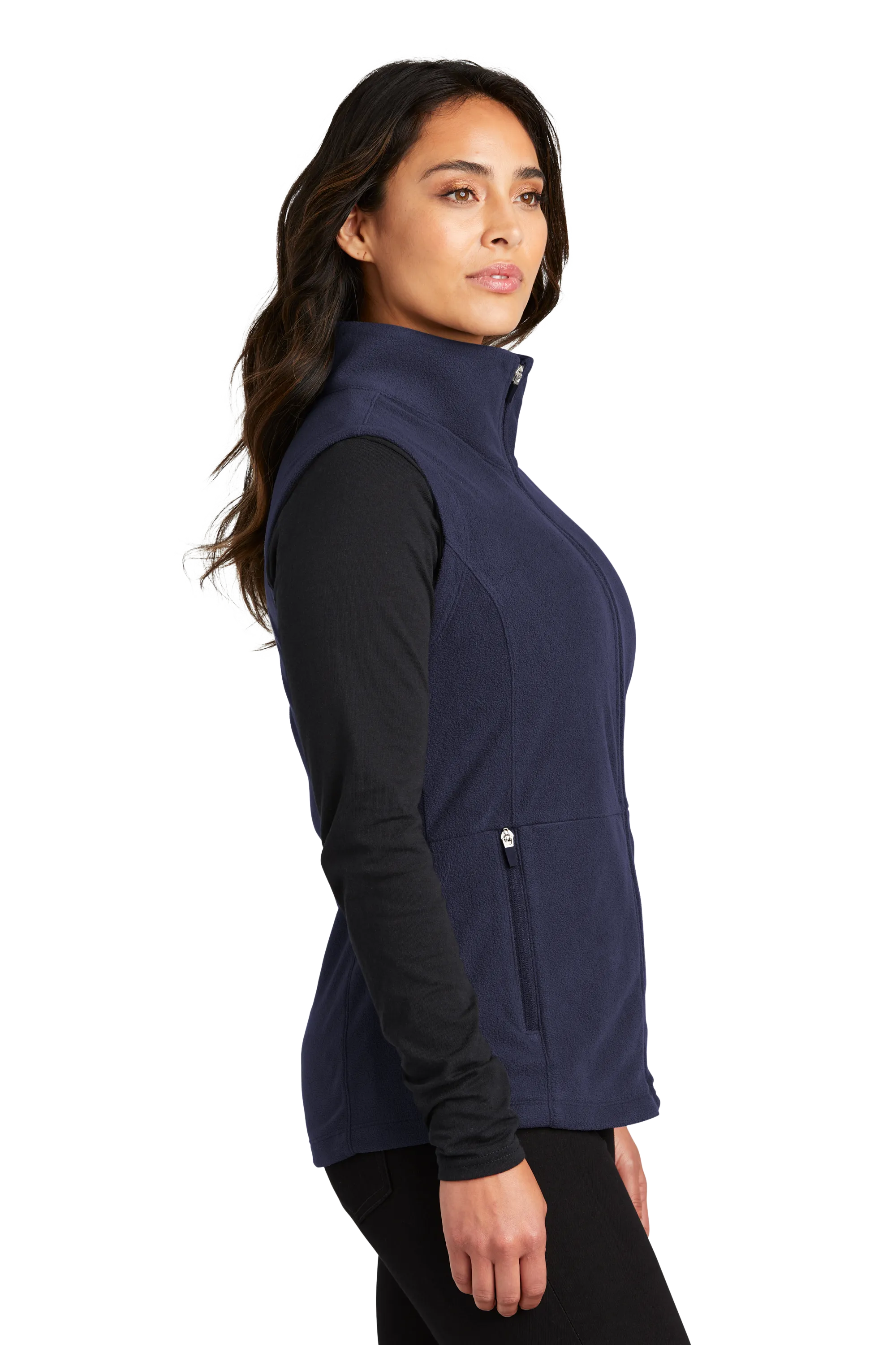 Port Authority® Women's Accord Microfleece Vest - Navy