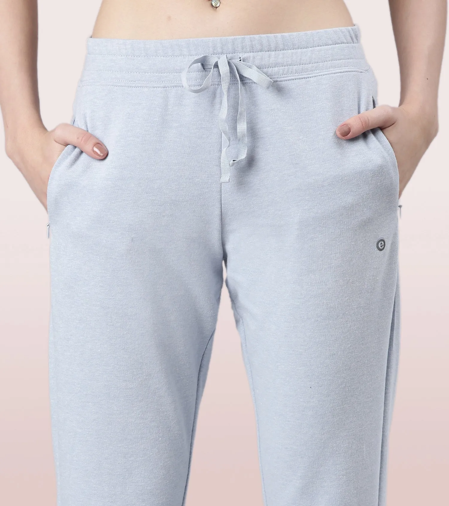 Relax Pants | Cotton Spandex Terry Tapered Pant | E060