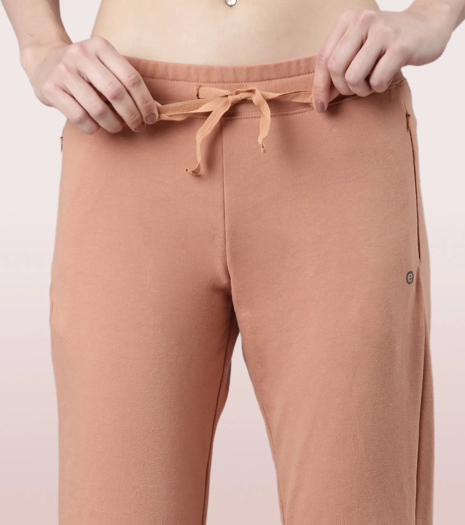 Relax Pants | Cotton Spandex Terry Tapered Pant | E060