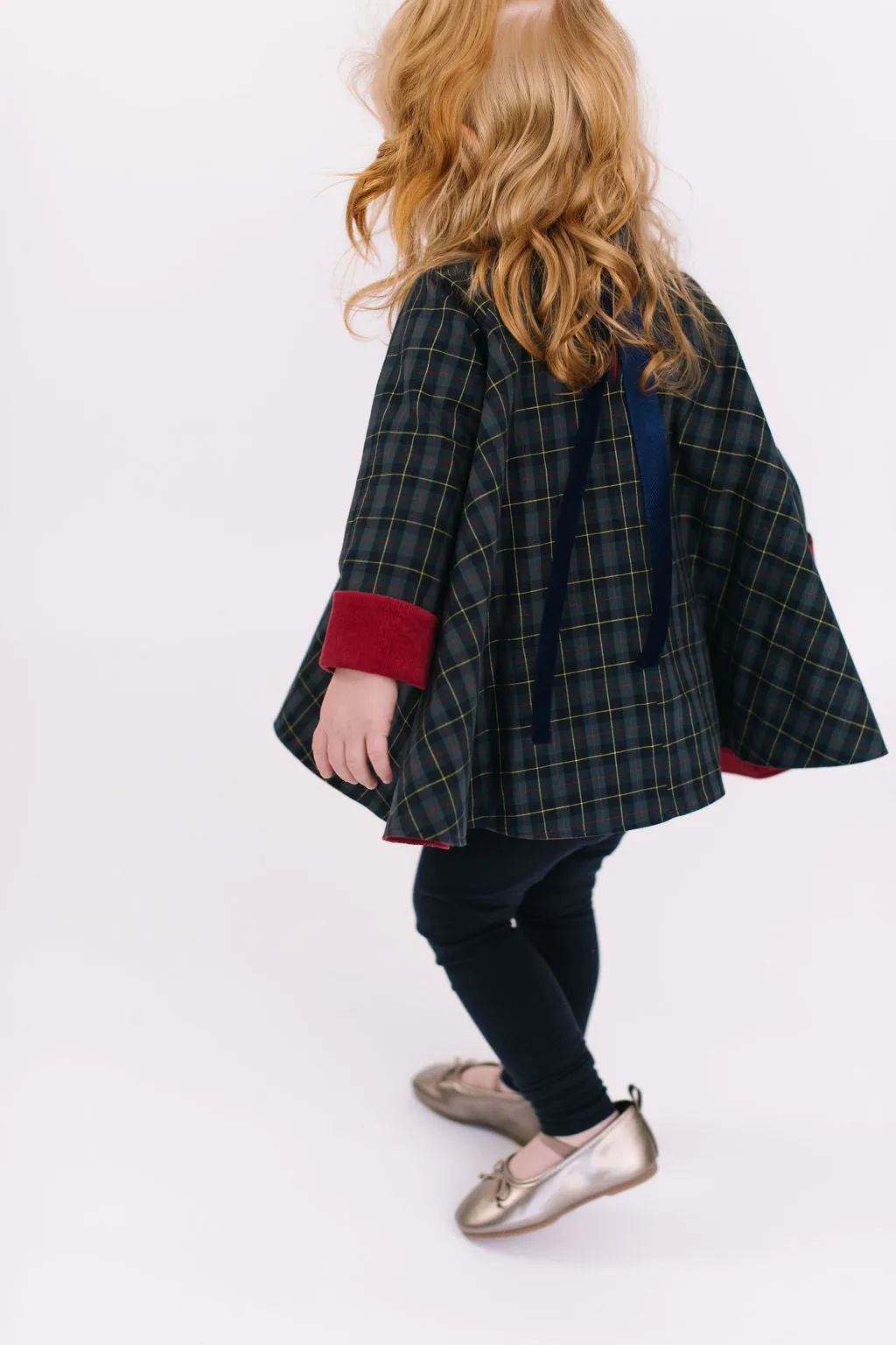 Reversible Swing Tunic in Currant Mistletoe