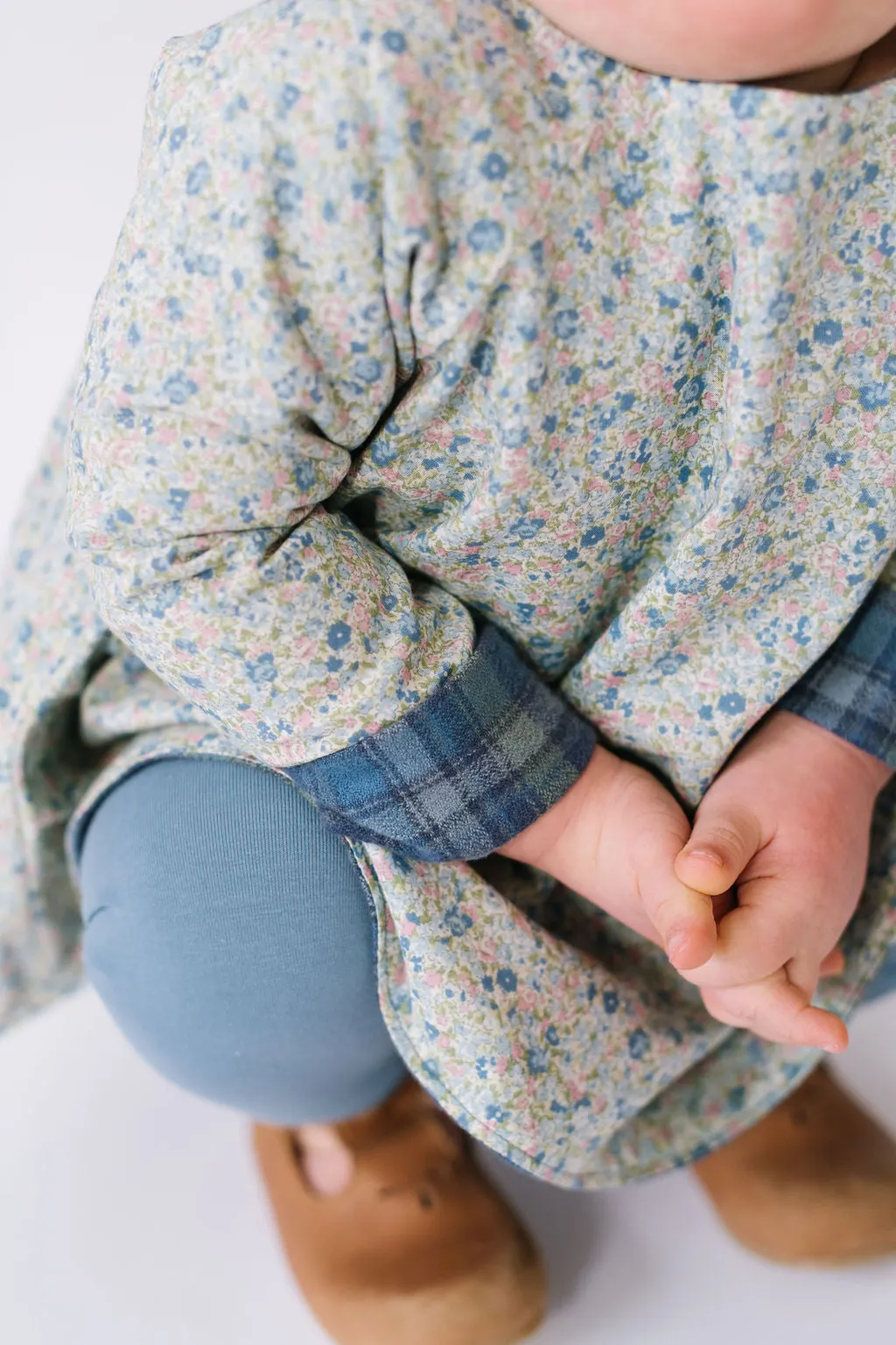 Reversible Swing Tunic in Schoolhouse Fleurs