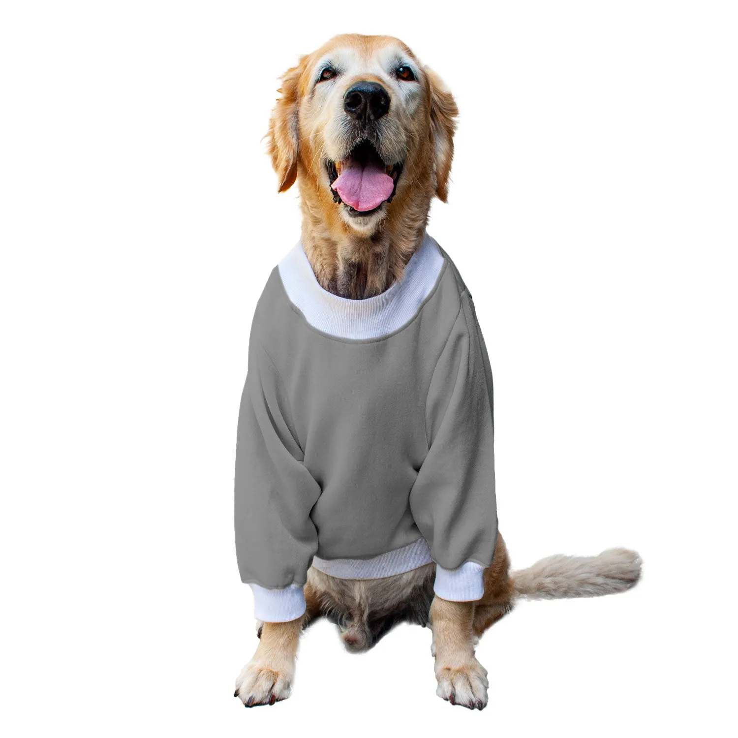 Ruse 'Basics' "Namasleigh" Printed Crew Neck Full Sleeve Sweatshirt For Dogs