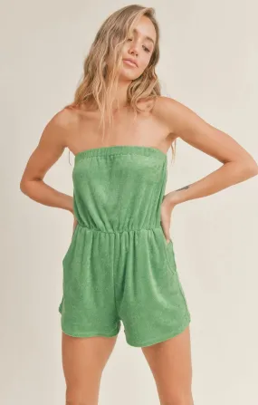 Sadie & Sage Lush Terry Tube Romper