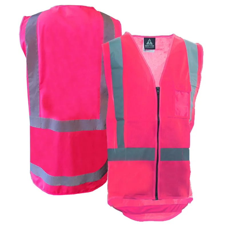 Safe T Tec | Zipped Hi-Vis Vest DN | 801017